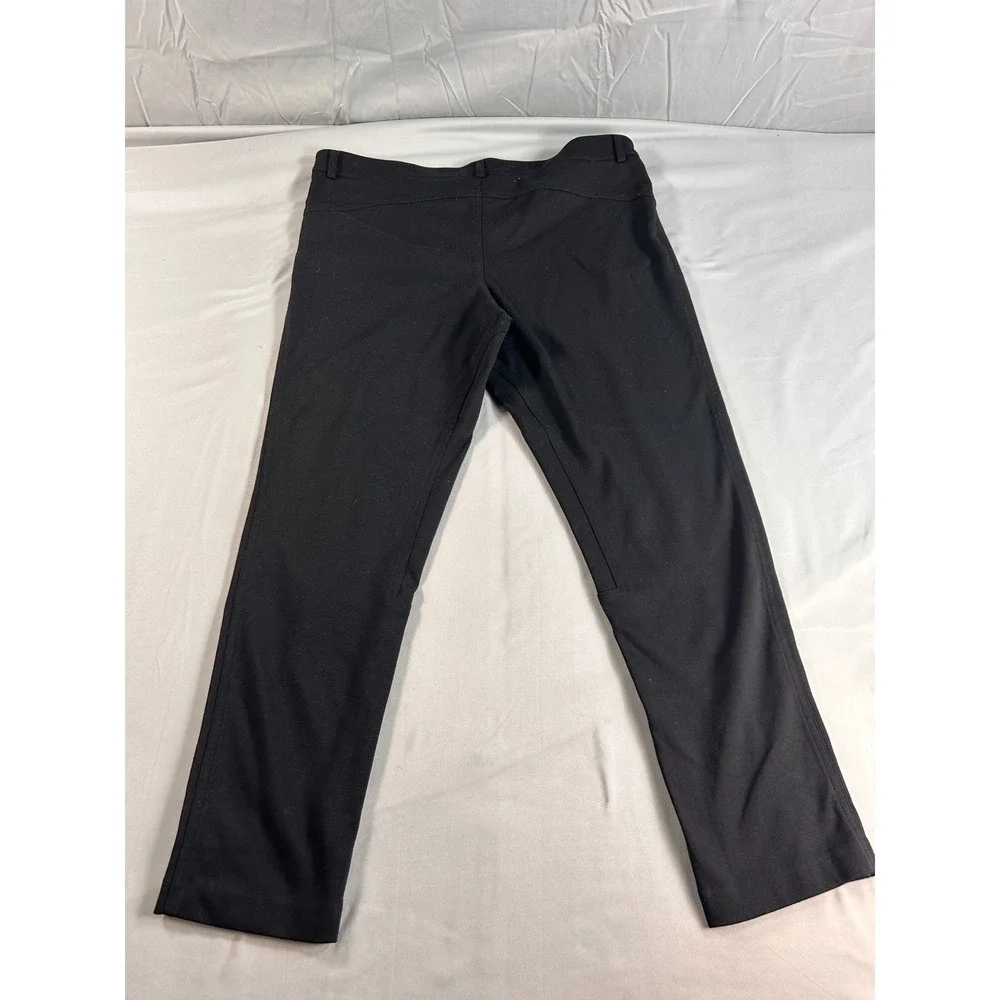 Michael Kors Womens XL Black Equestrian Skinny Pants Zipper Pockets High Rise‎